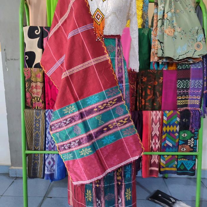semi sutra hongkong songket siantar, tenun tangan dan kaki cantiik dan berkelas