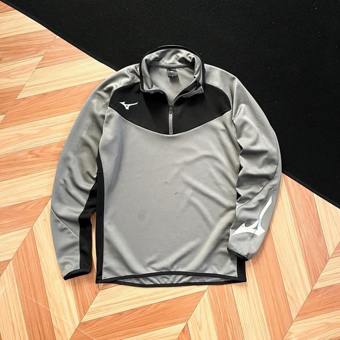 Halfzip Sportwear Mizuno Dakrgrey Black