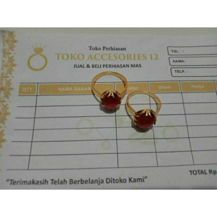 COD CINCIN BATU MERAH DELIMA ASLI