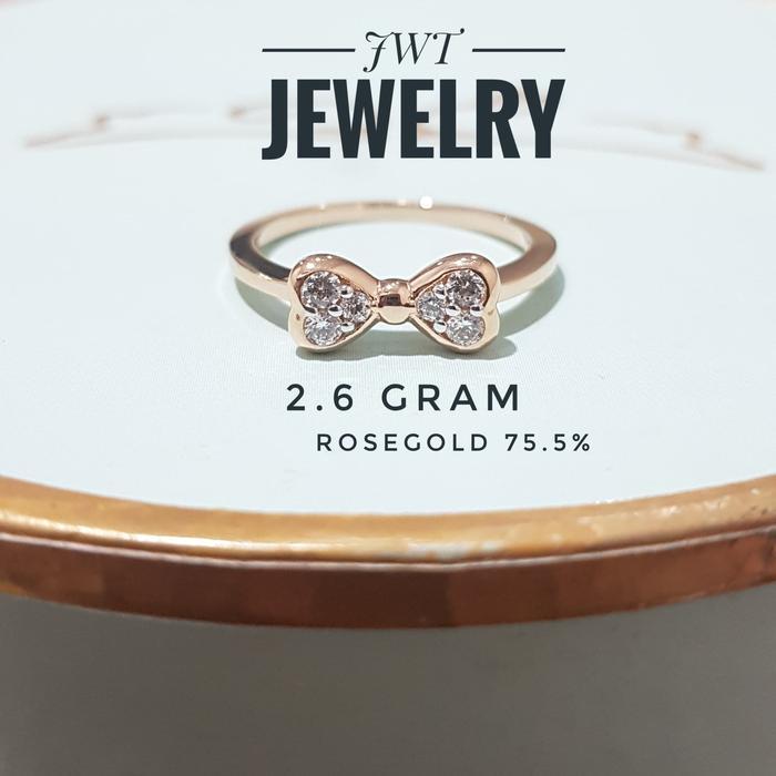 CINCIN EMAS PRILLY HALA GOLD REBEL PRINCESS PITA RIBBON MANIS