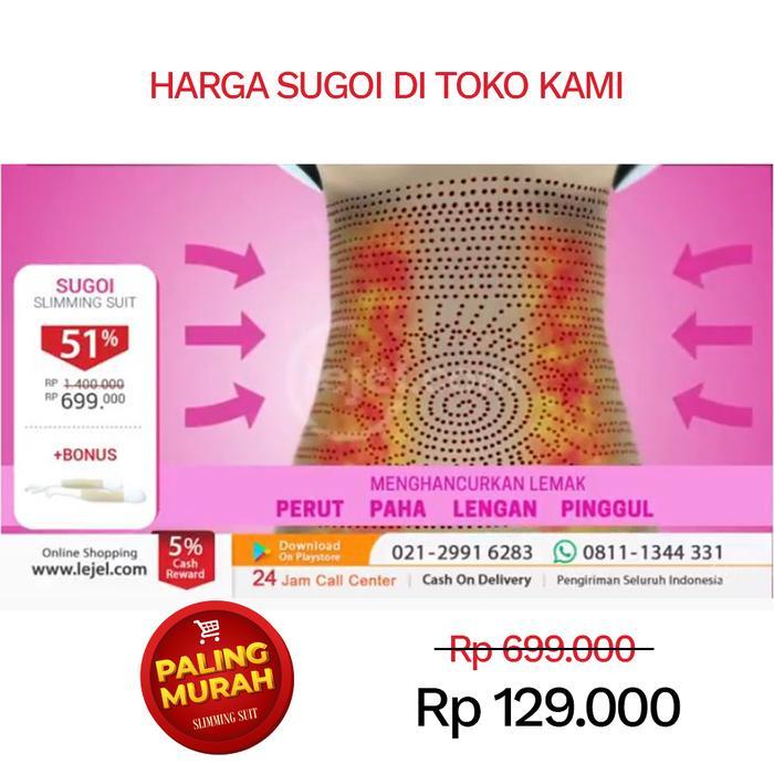 Terlaris- Sugoi Body Shaper Korset Pelangsing Perut Tourmaline Dan Ion Negatif -Gratisongkir