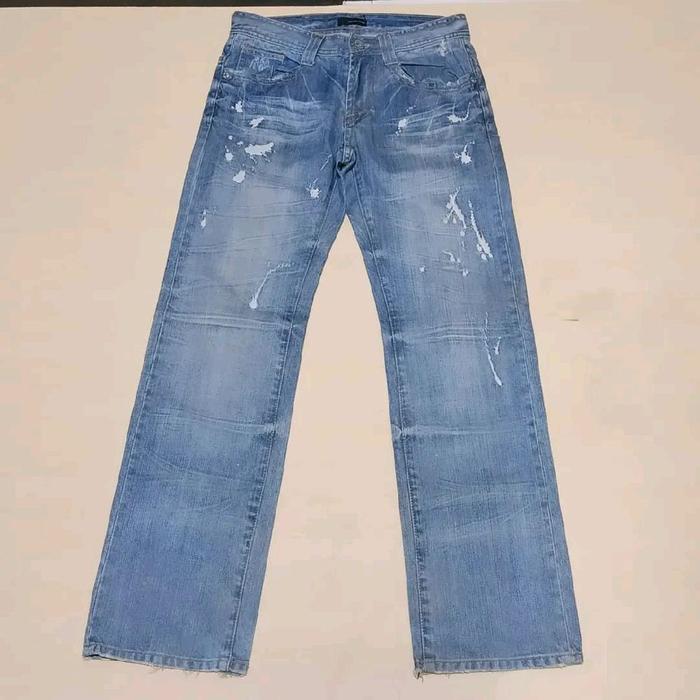 Dsquared² Essential Painted Faded Denim Jeans Original 