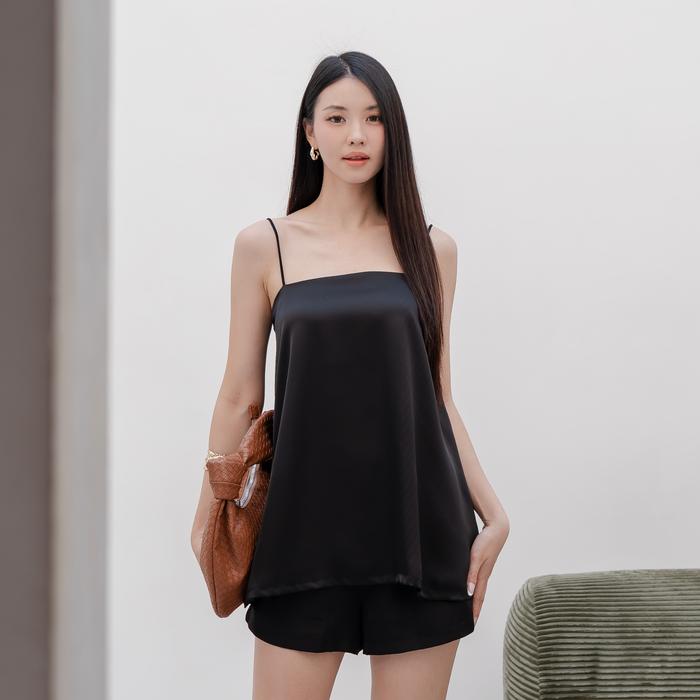 Stevia Silk Set / Oneset Satin / Setelan Satin - GURLBUCKET
