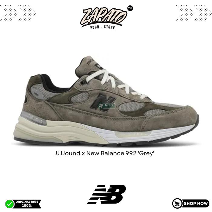 Sepatu JJJJound x New Balance 992 'Grey' Original Brand New In Box