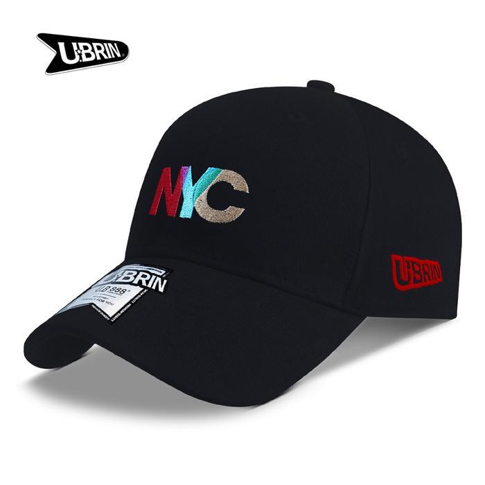 U.BRIN Topi Baseball UB8029 Original NYC Modern Style Hat Casual Distro Fashion Dewasa Pria Wanita -