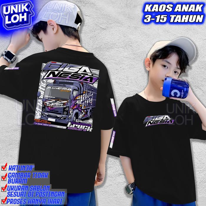 KAOS ANAK GIGANESIA RFR059 KAOS TRUK GIGA KAOS TRUK TERBARU KAOS TRUK KAOS TRUK OLENG