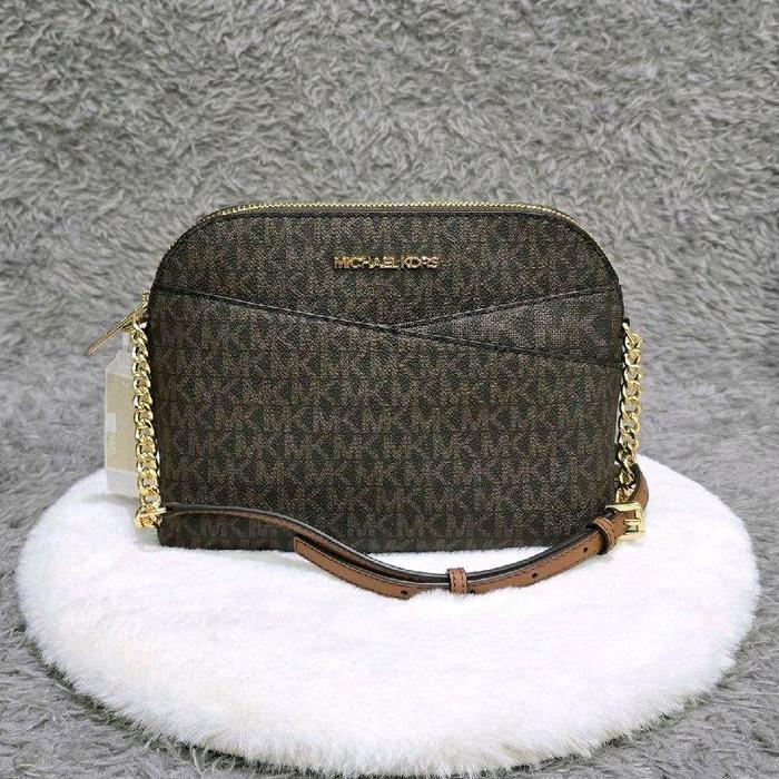 (100% ORI) MK JET SET TRAVEL MEDIUM DOME CROSSBODY