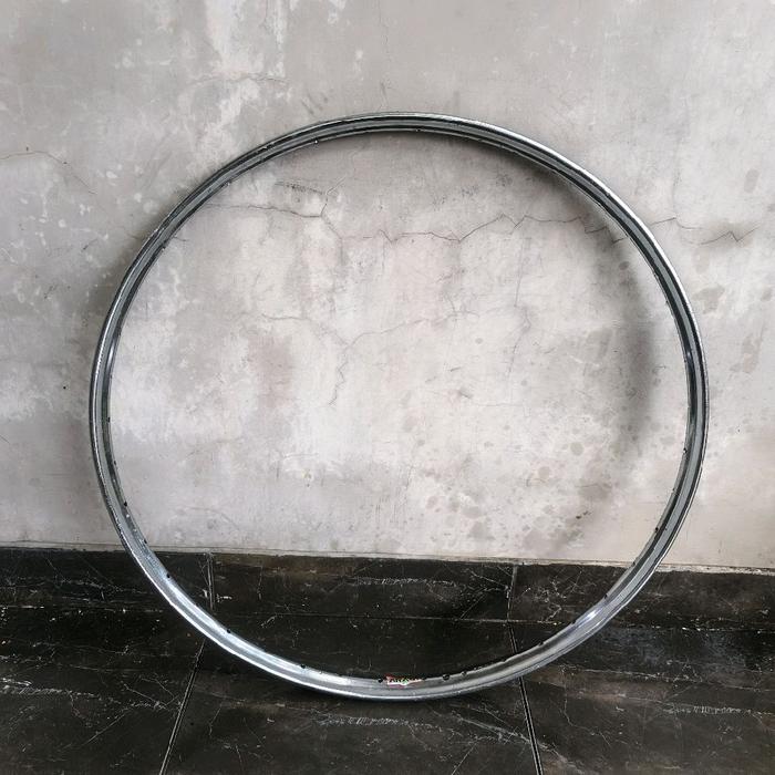 Rims velg becak gerobak 28 araya super besi 40h crome