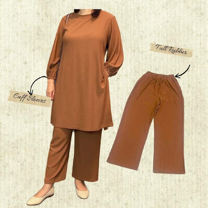 Structured Tunic Cotton Set