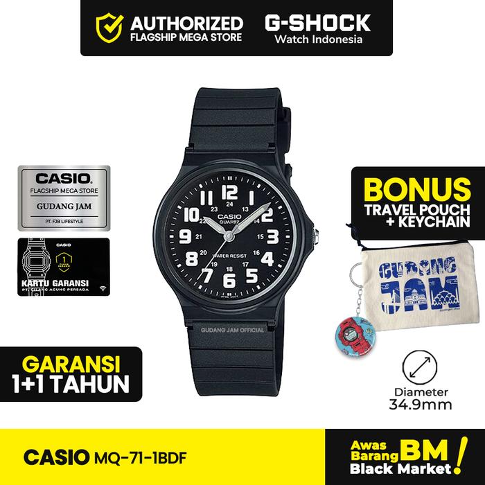 Casio General MQ-71-1BDF MQ-71-1B MQ-71 MQ71 MQ 71 Jam Watches