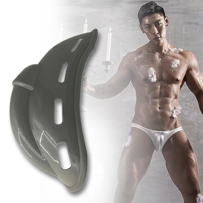 Bulge Cup Silicone Pria Breathable / Pad Pembesar Celana Dalam / Pelindung Penis Pasca Operasi Sunat