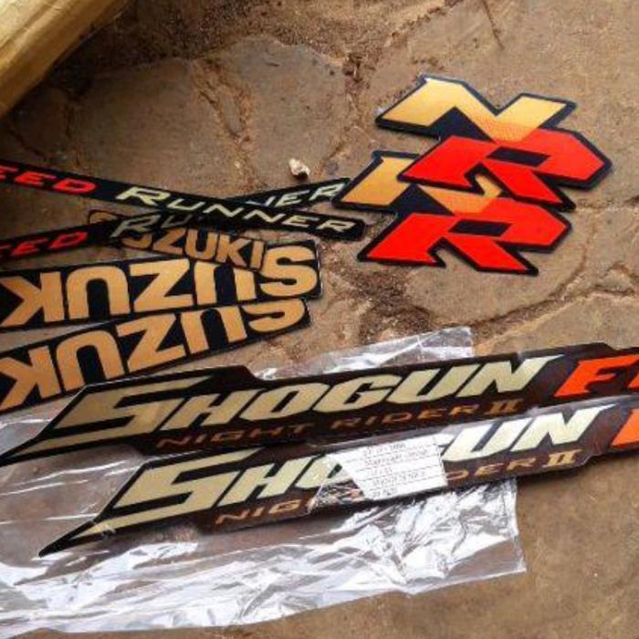 striping suzuki shogun 125 nr fi 2 2008 hitam OSEAN