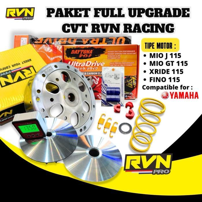PAKET CVT SUPER FULL UPGRADE CVT MIO J FINO 115 X RIDE 115 SOUL GT 115 MANGKOK GANDA CUSTOM  RVN BY 