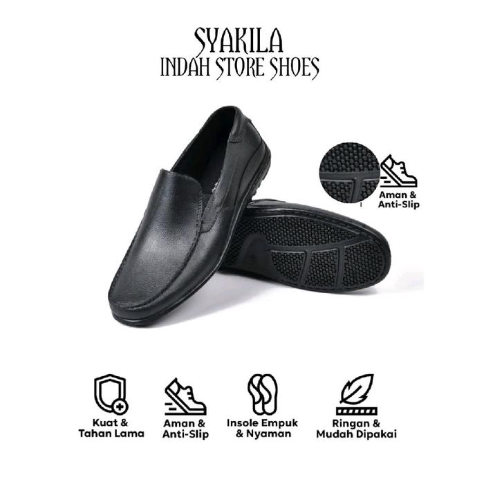 SEPATU PANTOFEL PRIA SEPATU KARET ANTI LICIN ANTI SLIP ANTI AIR