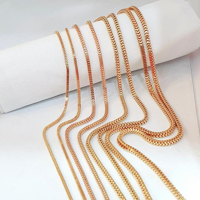 KALUNG MILANO EMAS KUNING ASLI KADAR 420 2GR - 10GR