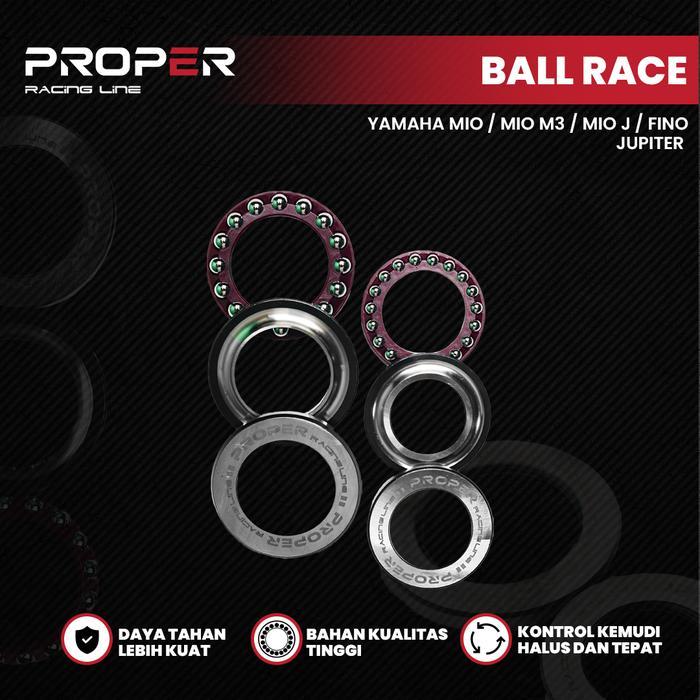 Komstir PROPER RACING LINE Mio M3 125 Mio J 115 Mio Sporty New Aerox 2021 MX King Ball Race Bearing