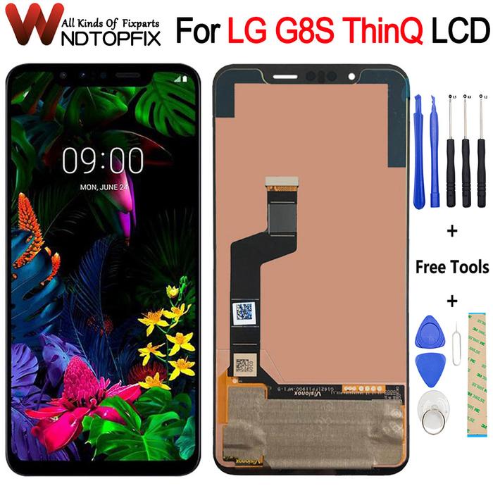 For LG G8S ThinQ LCD Display Touch Screen Digitizer Assembly Display