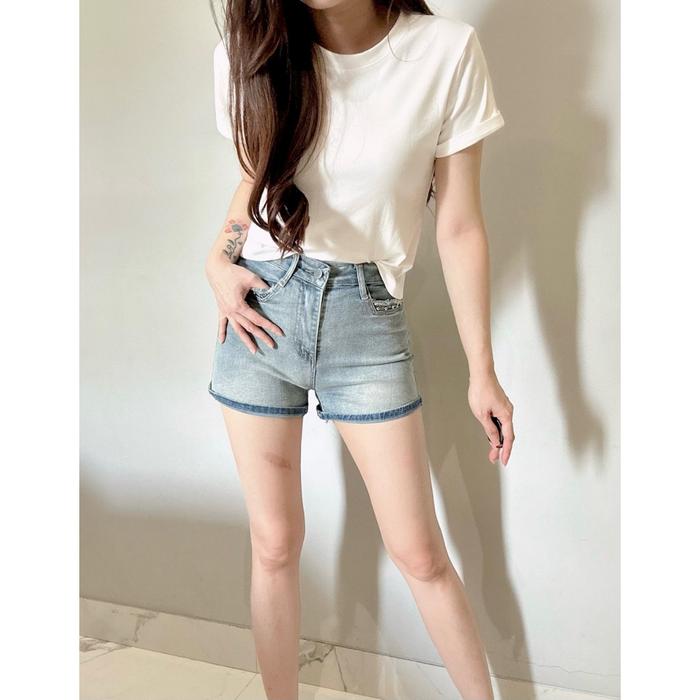 Ndudshop – Denim shorts (Kode: 4993) – Bawahan Wanita – Denim Shorts Wanita – Celana Pendek Wanita –