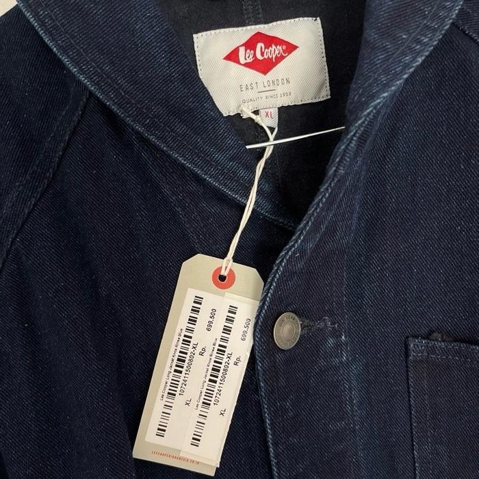 Lee Cooper Long Jacket Knox Rinse Blue