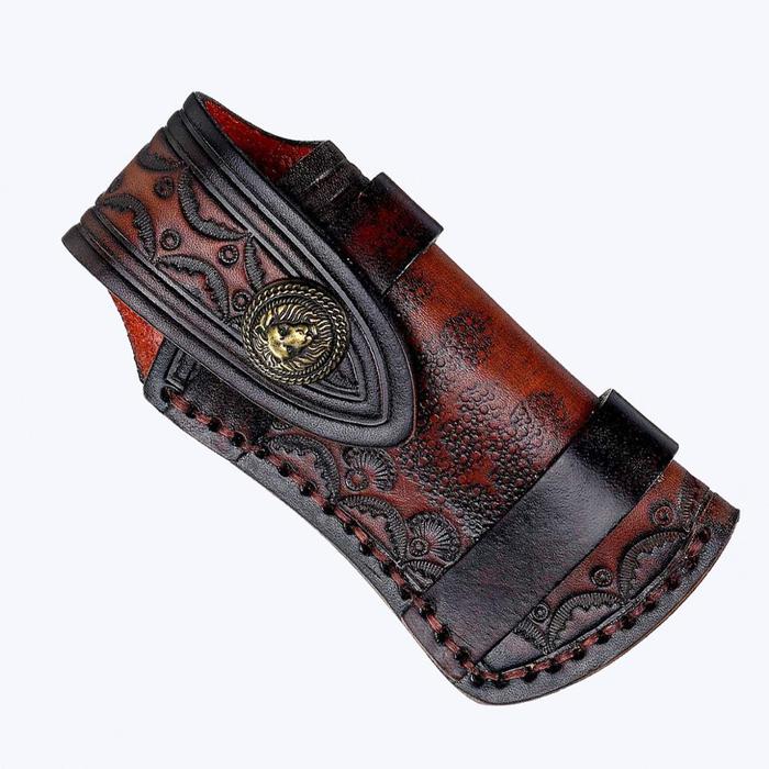 Handmade Folding Knife Leather Sheath For Leatherman Multitool Sheath