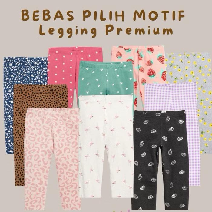 LEGGING ANAK KARAKTER WARNA|BAHAN NYAMAN|USIA 1th sd 6th Bayi Perempuan Celana celana  scuba  anak  