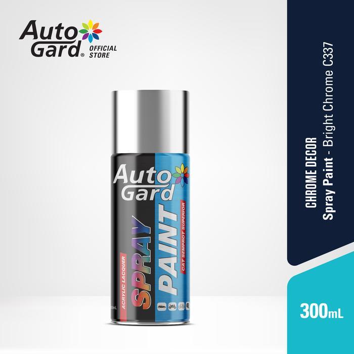 AutoGard Bright Chrome AG-C337 Cat Semprot Akrilik Mobil MotorHelm