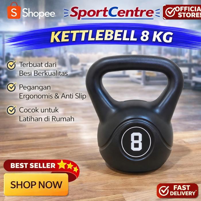 TERLARIS KettleBell 8 KG Barbell 8 KG/ Dumbell 8kg / Barbel 8kg / Dumbell 8kg Weight Lifting Barbel 