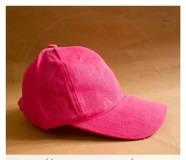 Ready Topi Baseball Rafel Premium Polos Belakang Ring Besi Pink Fanta