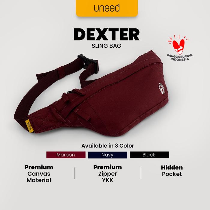 Uneed Tas Selempang Waist Bag Dexter Sling Bag - UNB224