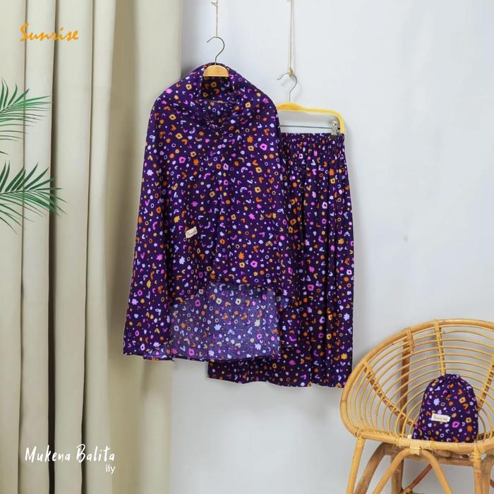 Sunrise Mukena Balita Rayon Premium Basic