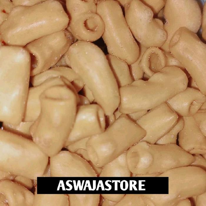 Makaroni Besar Gurih Kemasan Mini - Snack Renyah | Jajanan Jadul | ASWAJASTORE