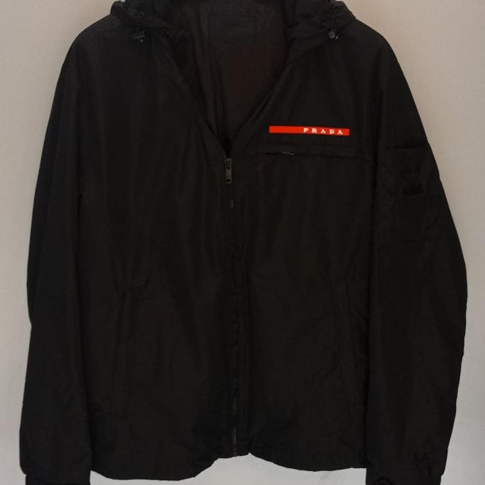 PRD WINDBREAKER NYLON JACKET BLACK