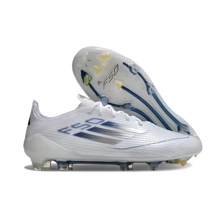 Sepatu Bola Adizero F50 White Blue