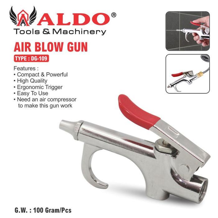 AIR BLOW GUN DG-109 / TEMBAKAN ANGIN KOMPRESSOR / ALAT SEMPROTAN ANGIN