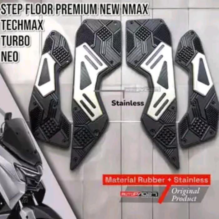 karpet nmax Turbo neo s pijakan alas kaki nmax Turbo tachmax multimac bahan karet premium dan stanli