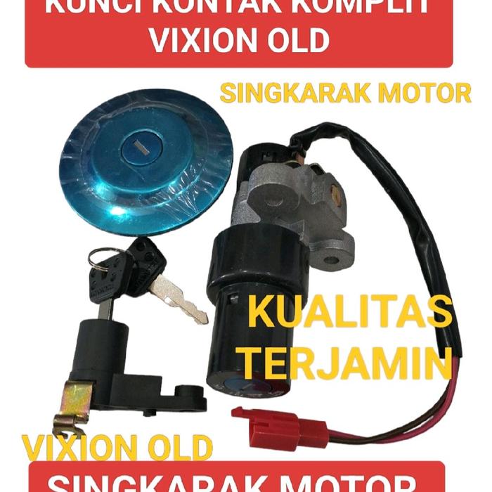 KUNCI KONTAK KOMPLIT PLUS TUTUP TANGKI YAMAHA VIXION OLD KUALITAS TERBAIK Motorcycle