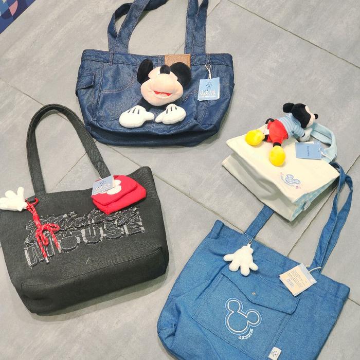 Oh Some! Tote Bag Denim / Tas Slempang DISNEY MICKEY MOUSE Collection