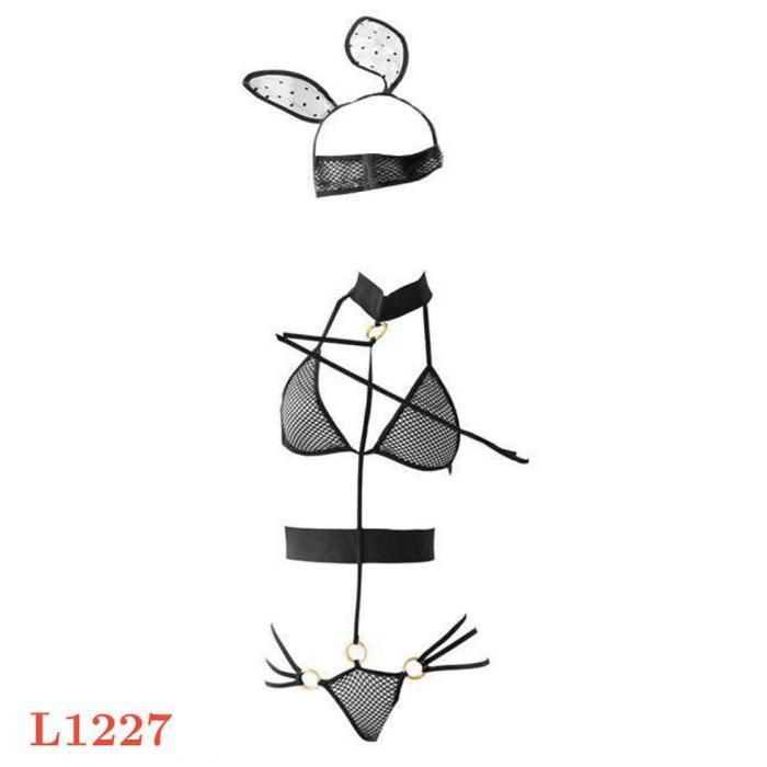 Terbaru Lingerie Sexy Baju Costume Cosplay Wanita L1227 Tema Playboy Bunny Girl Kelinci