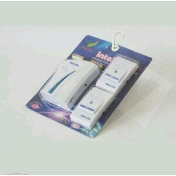 BEL PINTU WIRELESS / TANPA KABEL 2 TOMBOL REMOTE