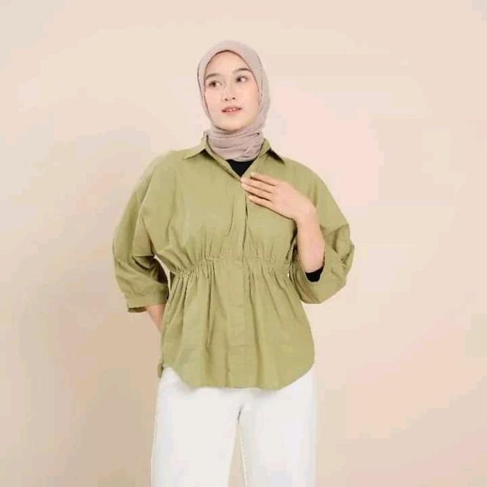 Alya Blouse LD:135 PB 60 Allsize Polo Linen