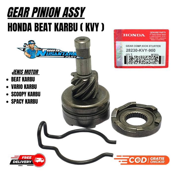 GEAR GIGI PINION SELAH BEAT, VARIO 110, SPACY, SCOOPY