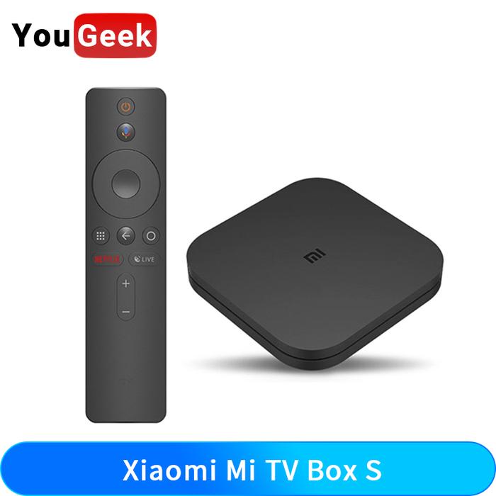Global Vision Xiaomi Mi Box S  TV Set Top Box 4K Ultra Android 8.1 2G