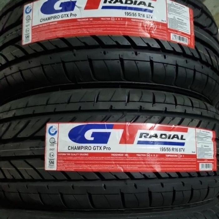 BAN GT RADIAL 195/55R16 CHAMPIRO GTX PRO ( SIENTA, LIVINA, ALTIS, JAZZ, AVANZA, SWIFT )