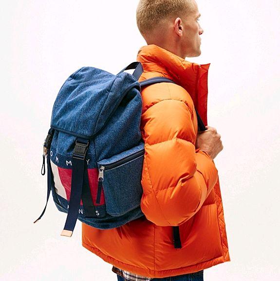 Tommy Jeans TJM Archive Denim Backpack / Tas Ransel 23L / Denim