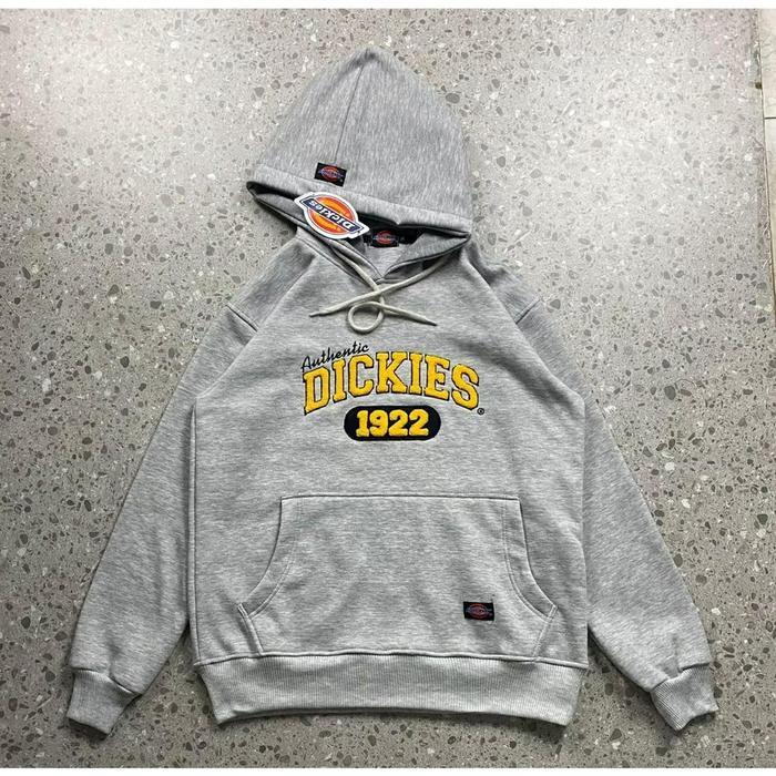 Jaket Sweater Hoodie Dickies Bordir Hoddie Suwiter Unisex Sweeter Hodi Pria Wanita Remaja Dewasa Cow