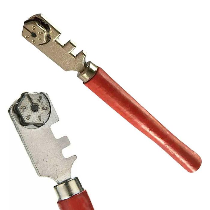 JOBO glass cutter pisau potong kaca 6 mata potong carbide alat pemotong kaca pisau kaca piso kaca