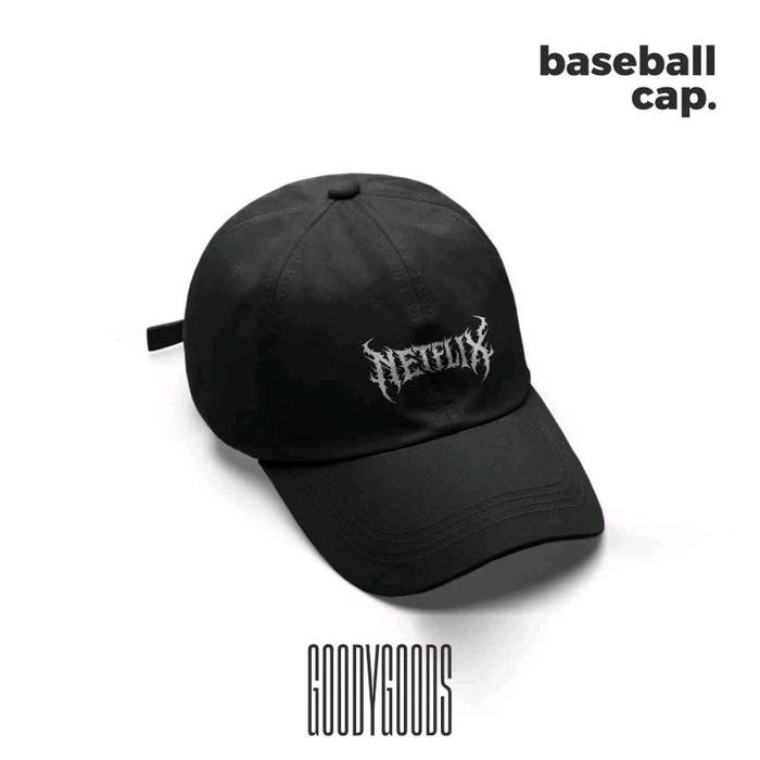 TOPI BASEBALL CAPS PREMIUM ORIGINAL LOGO NETFLIX