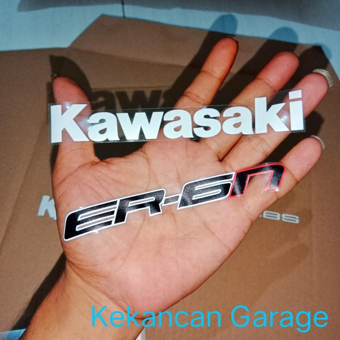 Striping sticker Kawasaki ER-6N Er6 N ( Transparan) Ukuran 100% sama dengan Originalnya