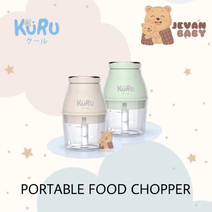 Kuru Baby Portable Mini Chopper - Food Chopper Elektrik Blender MPASI
