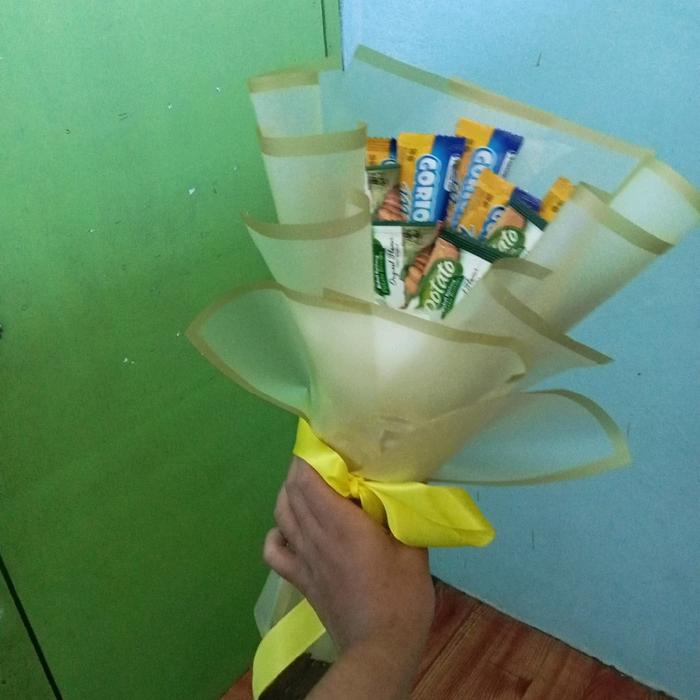 bouket Ciki ciki bisa jadi pajangan dan hadiah